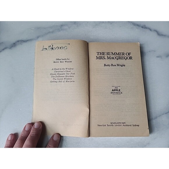 The Summer Of Mrs. MacGregor By Betty Ren Wright Paperback - Picture 3 of 10
